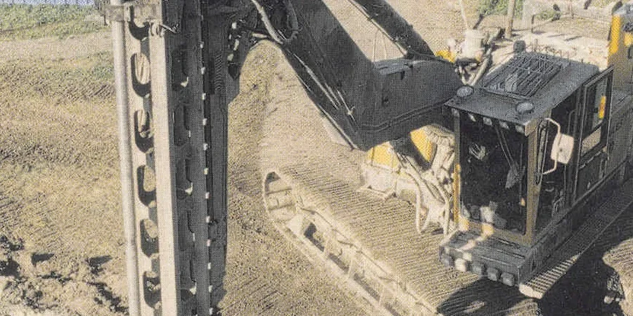 Illustratives Bild von Deep Soil Mixing (DSM) Bemessung in Bielefeld